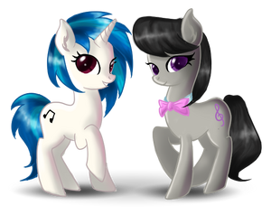 Octavia & Vinyl by SarawiStudio