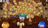 Cookie Catcher Gameplay, Featuring teams Yellow and Blue