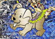 Cachorro de Metal por Isabele Santiago