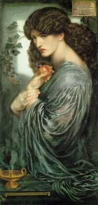 Prosérpina, de Dante Gabriel Rossetti (1877)