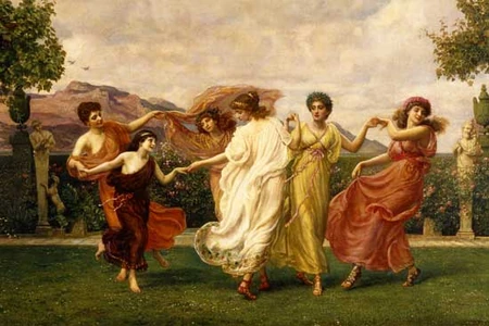 Horae Serenae (detalhe), de Edward John Poynter (1894) 