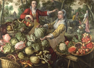 Os Quatro Elementos: Terra, de Joachim Beuckelaer (1569)