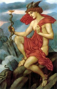 Mercúrio, de Evelyn Pickering De Morgan (1850 - 1919)