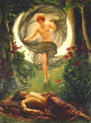 A Visão de Endímion, de Edward Poynter (1913)
