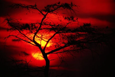 Crepúsculo cor de sangue: Jápeto foi associado ao poente e às idéias de morte e violência