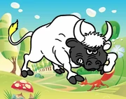 Touro-selvajem-animais-a-quinta-1213001trtrt