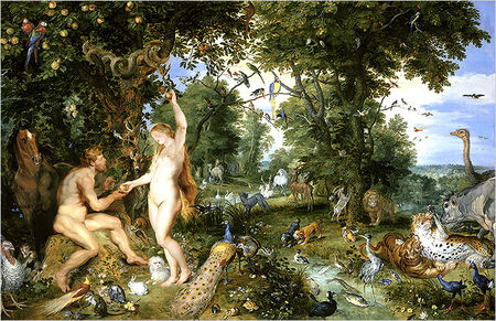 O Jardim do Éden com a Queda do Homem, de Jan Brueghel, o Velho (1615)