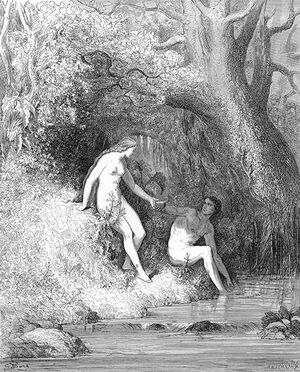 Ilustração de Gustave Doré para o Paraíso Perdido de John Milton