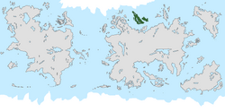 Location of Gallifrey on the world map.