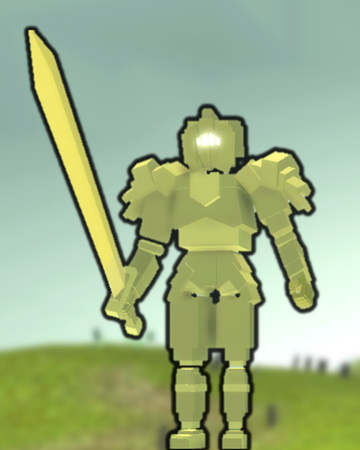 Ancient Gold Knight Fantastic Frontier Roblox Wiki Fandom - green knight armor roblox