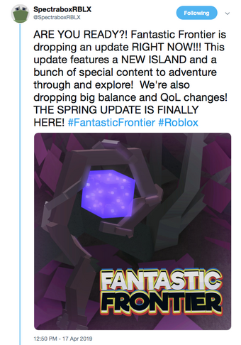 Update Logs Fantastic Frontier Roblox Wiki Fandom - island v1 01 roblox