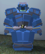 A player wearing the Aquatic Explorer Set.