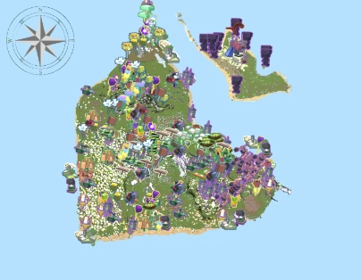 Map of Fantastic Frontier  Fantastic Frontier Roblox Wiki  Fandom