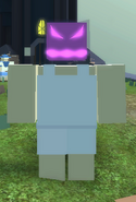 A player wearing the Dark Ghost Mask