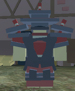 A player wearing the Courting Knight Set