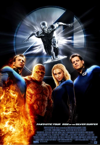 Fantastic Four Rise Of The Silver Surfer Fantastic Four Movies Wiki Fandom Tim story ioan gruffudd, jessica alba, chris evans, michael chiklis, julian mcmahon 20 july 2005 (usa, germany) 3 wins & 12 nominations.