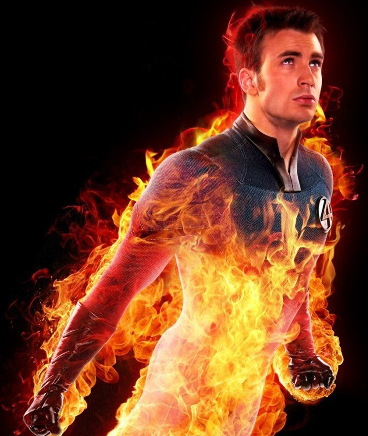 fantastic four symbol flames