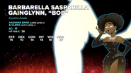 Barbarella Sasparilla Gainglynn's stats