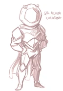 Development sketch by season artist Samir Barrett: "Ravening War sketches vs final, Allium & Darren."