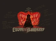 Initial sketch with notes for Dimension 20: Escape From The Bloodkeep Key Art.