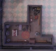 Kristen's room in the Mordred Manor battle set seen in Baron's Game