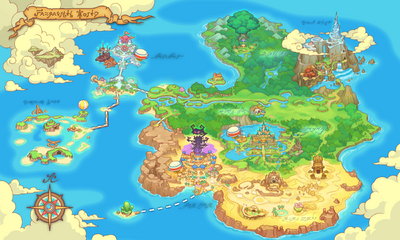 Fantasy Life World Map