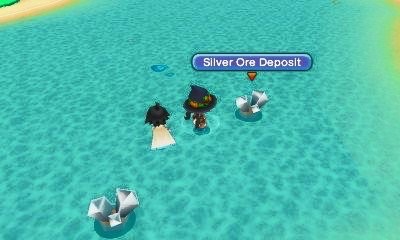 this is just a screenshot of a silver ore in fantasy life