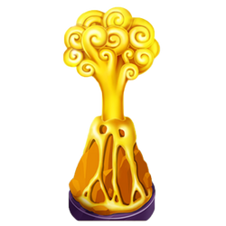 Gold Magma Trophy