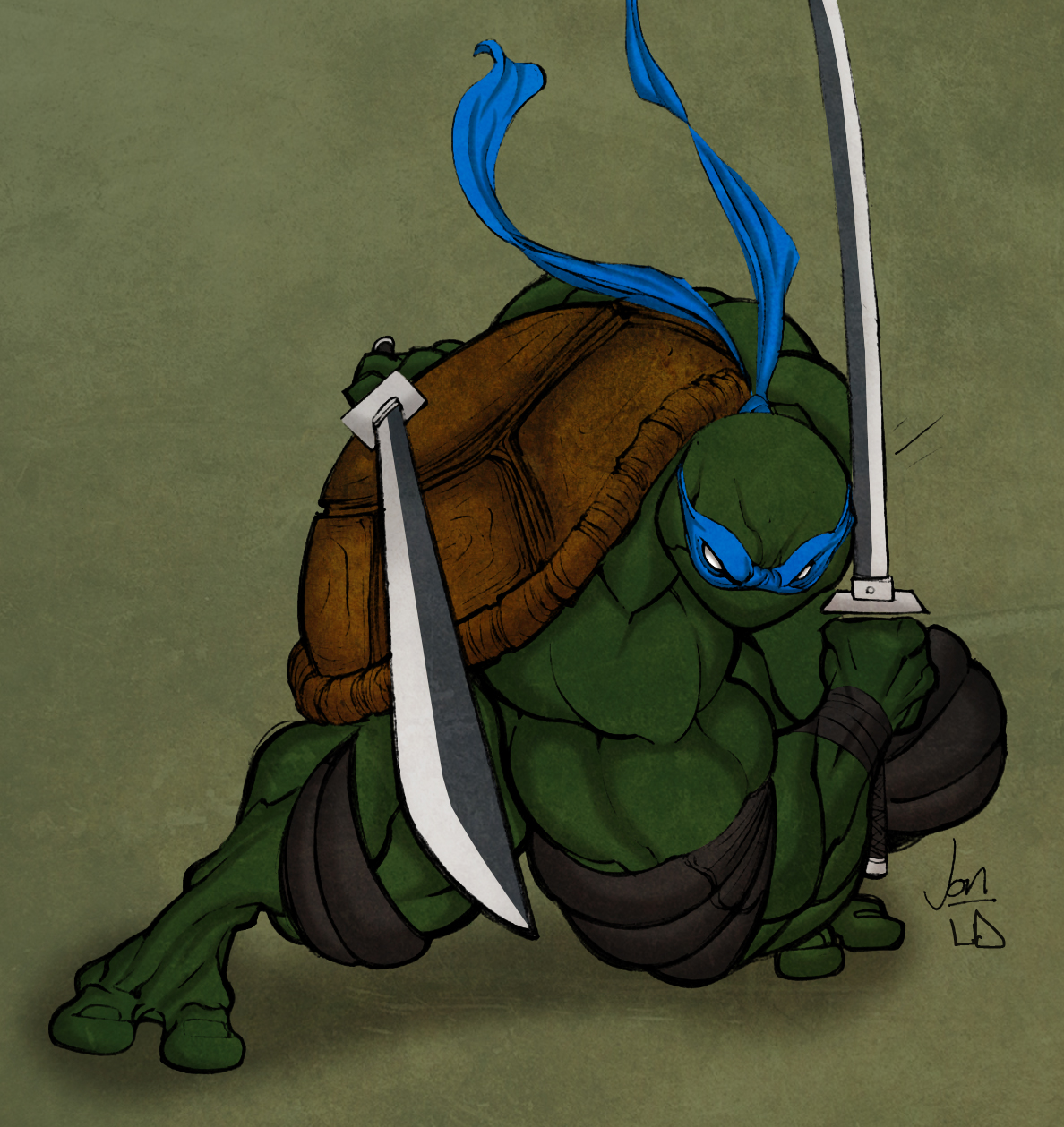 TMNT 2003 Leonardo Art