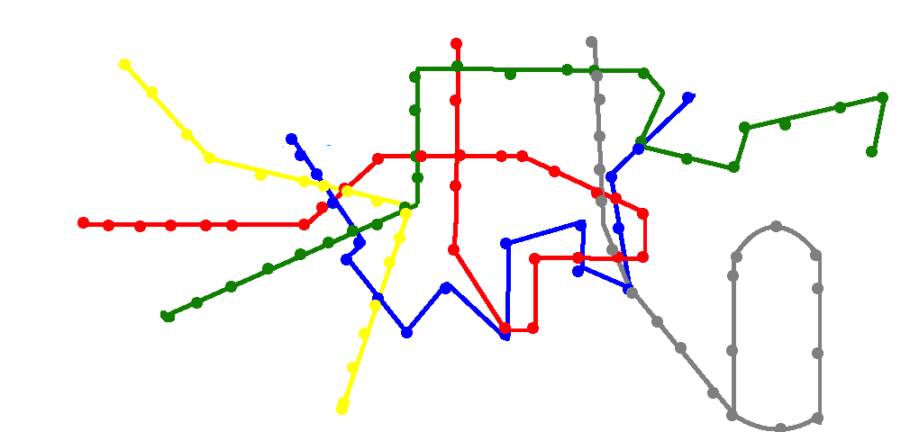 Ереванское метро схема