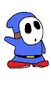 Blue Shy Guy