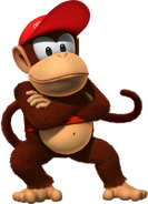 Diddy Kong (voiced by Andrew Sabiston)