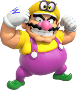 Wario with Bowler from Super Wario Odyssey