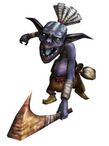 A Blue Bokoblin from "The Legend of Zelda Twilight Princess".