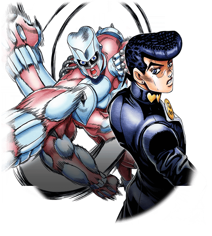 Josuke pose. Jojo's Bizarre Adventure - Diamonds are unbreakable.