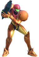 1.10.Samus holding her Arm Cannon