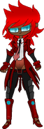 Bang Crimson as she appears in Fantendo Smash Bros. Victory