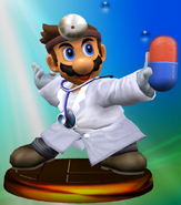 Dr. Mario's Adventure Mode trophy in Melee