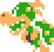 Koopa Kid's sprite in the SMB1 style in Super Mario Maker Cloud, made by Pokerninja2 (t∣b∣c).