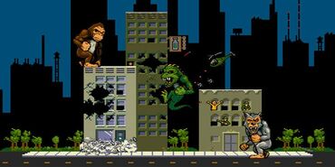 George, Lizzie and Ralph from Rampage