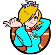 Her Mario Basketball: Mushroom Tourney artwork.