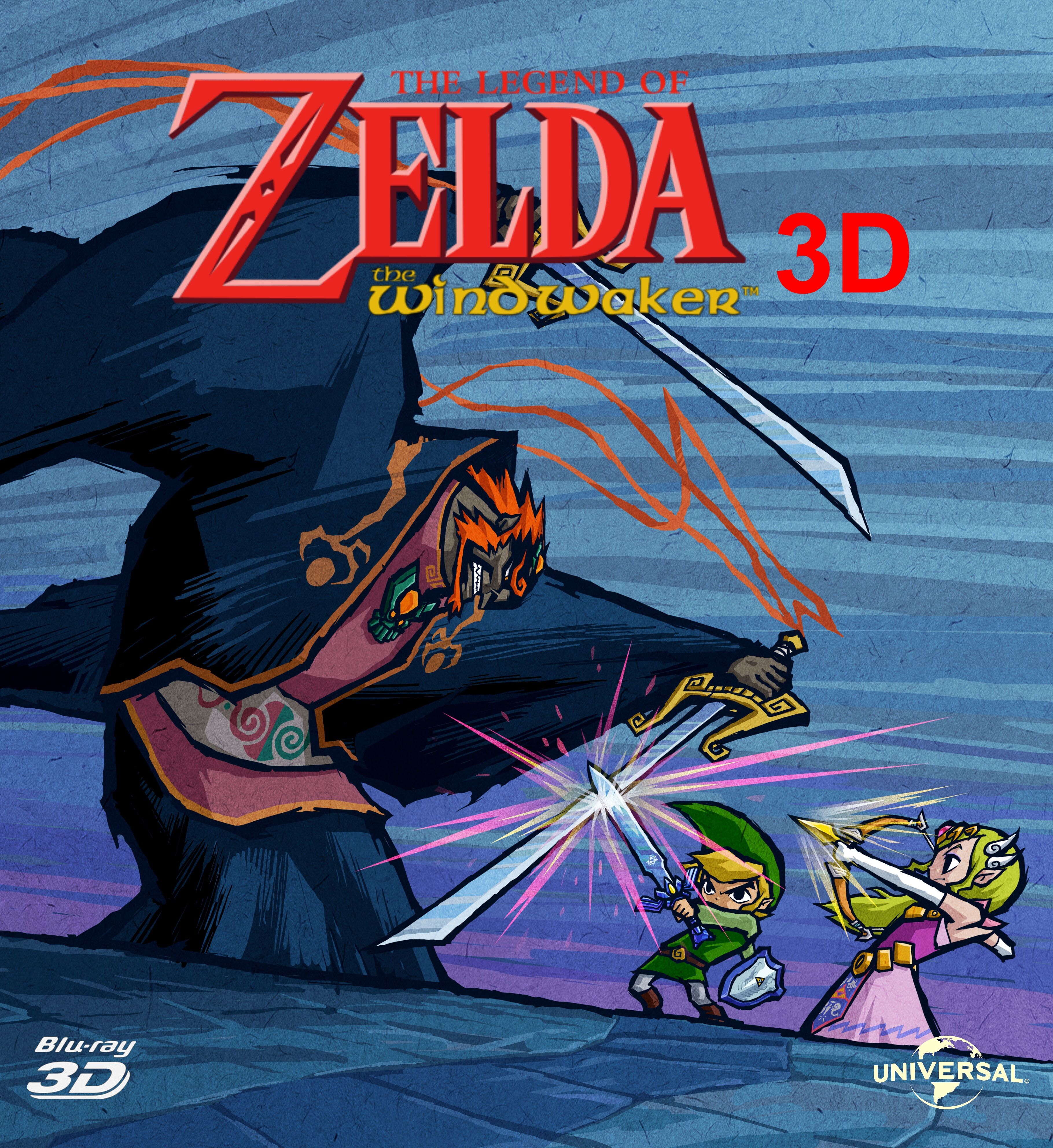 The Legend of Zelda: The Wind Waker 3D Nintendo 3DS Box Art Cover by  ZacGrant