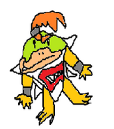 Sloppy Bowser Jr. as he appears in Super Sloppy Bros.