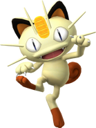 Meowth in Smash Bros.