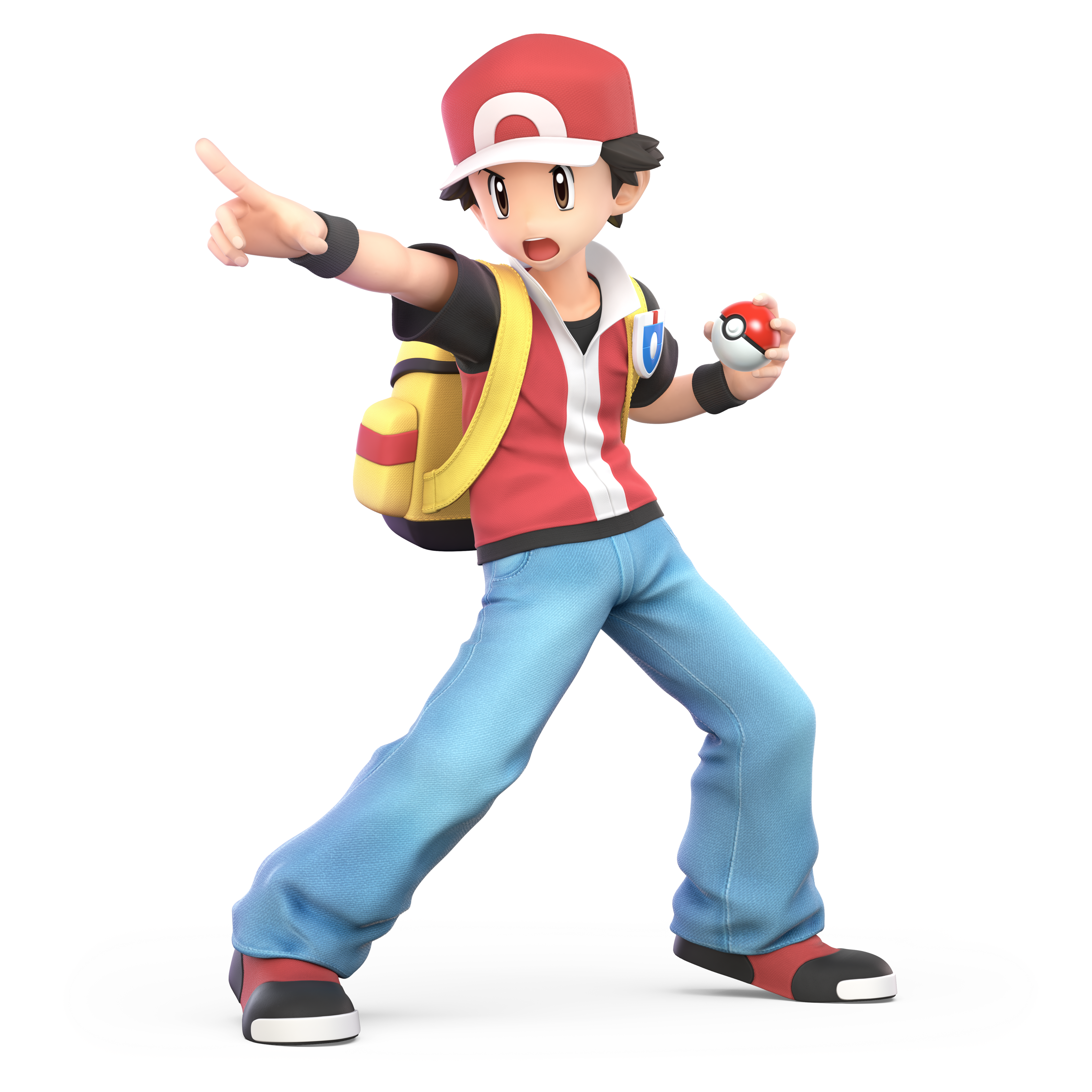 Red - Pokemon Trainer Red Png,Pokemon Red Png - free transparent