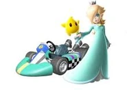 Rosalina in Mario Kart Wii.