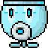 Ice Koopa Clown Car sprite from Super Mario Maker 3