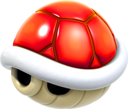 Red Shell Artwork - Super Mario 3D World