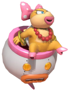 1.5.Wendy O. Koopa sitting on her Clown Car