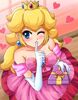 Peach Giving a Gift to You